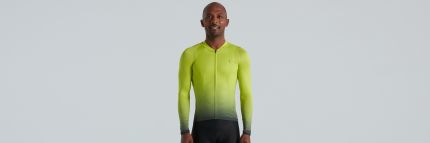 'Specialized Men's HyprViz SL Air Long Sleeve Jersey HyperViz