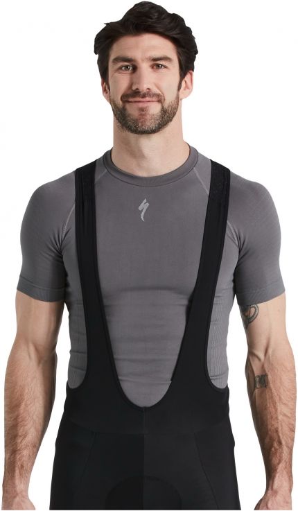 'Specialized Men’s Seamless Short Sleeve Baselayer Grey