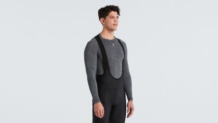 'Specialized Men's Merino Seamless Long Sleeve Base Layer Grey