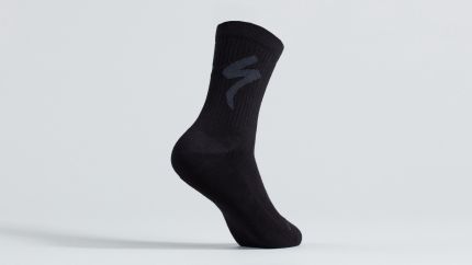 'Specialized Cotton Tall Logo Socks Black