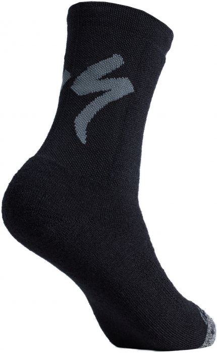 'Specialized Merino Deep Winter Tall Logo Socks Black