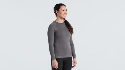 'Specialized Women’s Seamless Long Sleeve Baselayer Grey