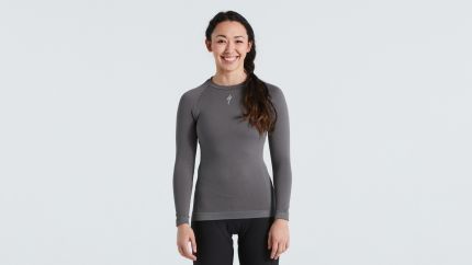 'Specialized Women’s Seamless Long Sleeve Baselayer Grey