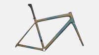 Specialized - S-Works Aethos Frameset 2025 Satin Deep Lake Metallic / Green Pearl + Burnt Gold Metallic Fades / Dark Navy