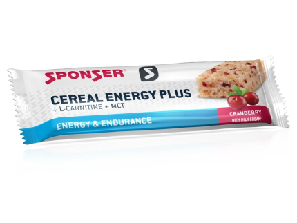 Sponser CEREAL ENERGY PLUS BAR  40 g Cranberry