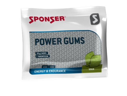 Sponser POWER GUMS 10 ks sour-kysely zazvor